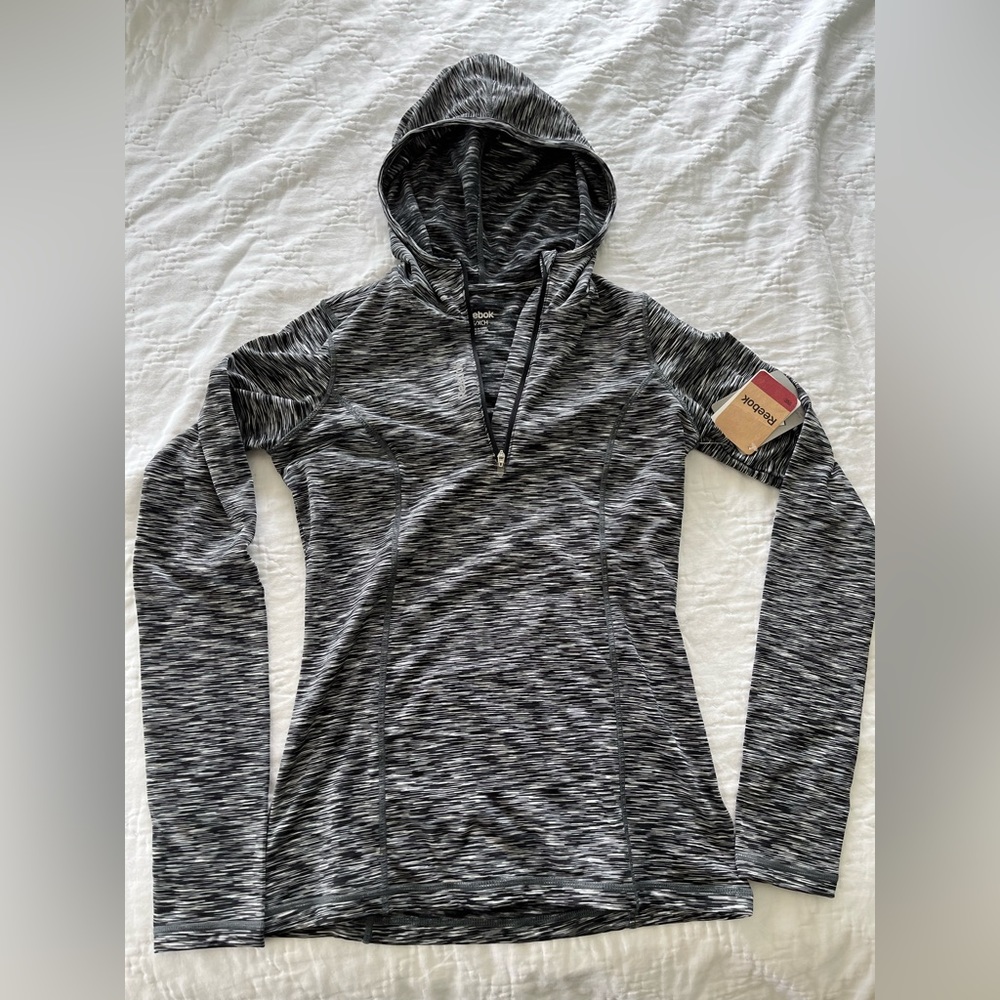 Reebok Mock Hoodie Slim Size XS